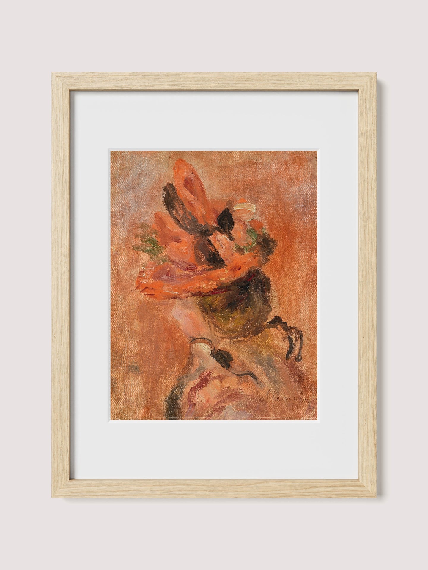 Woman’s Head with Red Hat